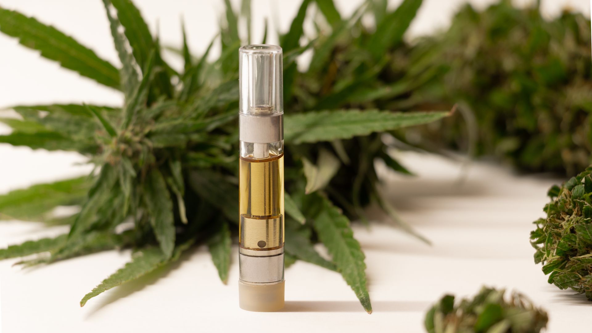CBD cartridges, which can be screwed on to a vape battery